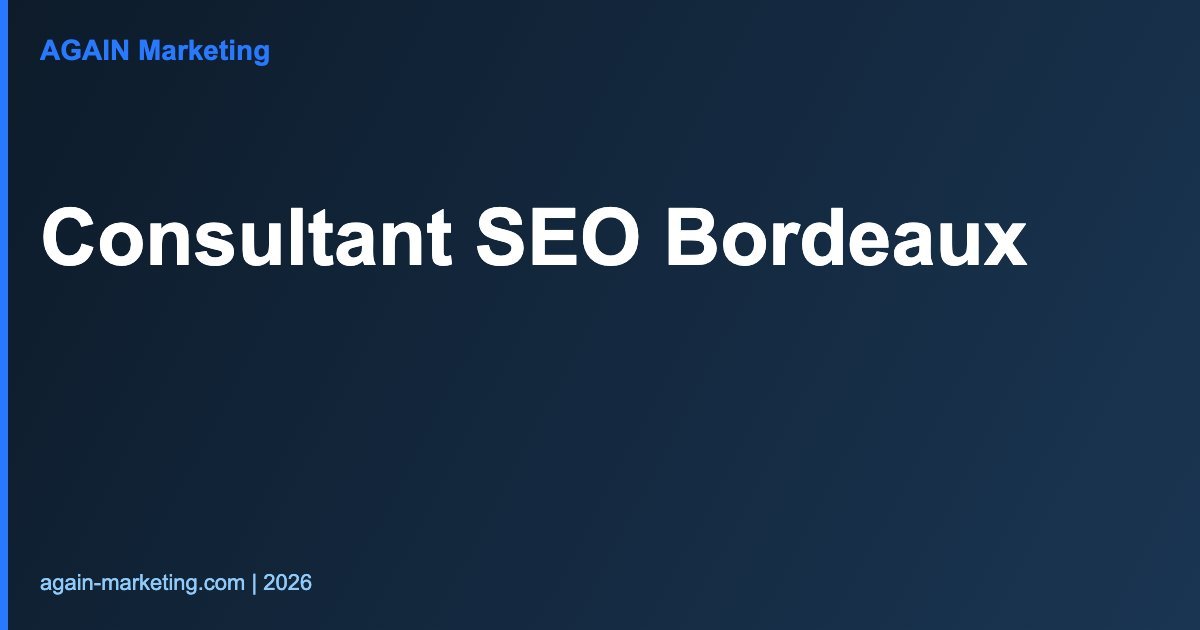 Mathieu Saudel consultant SEO analyse une stratégie de référencement naturel pour une PME bordelaise