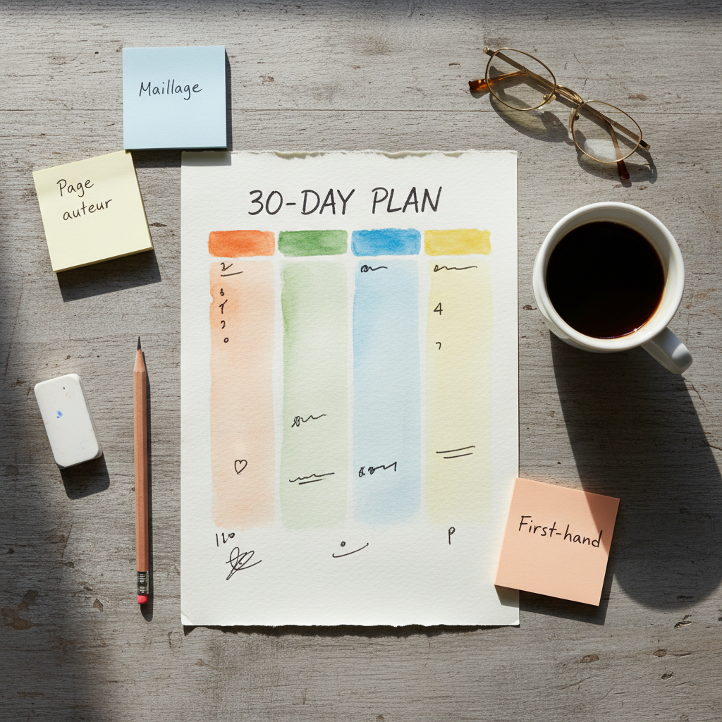 Plan d'anticipation 30 jours post May 2026 Core Update pour PME française, méthode Again Marketing
