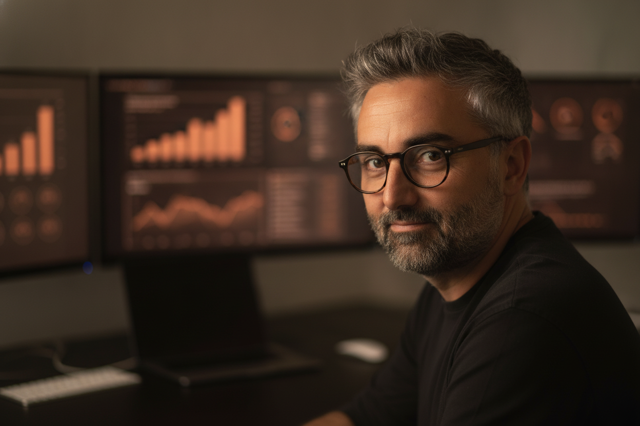 Mathieu Saudel consultant SEO à Agen analysant une stratégie SEO interne vs externalisation pour une PME