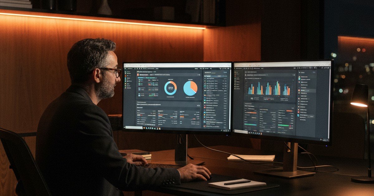 Mathieu Saudel consultant SEO analyse une boutique PrestaShop sur ordinateur bureau