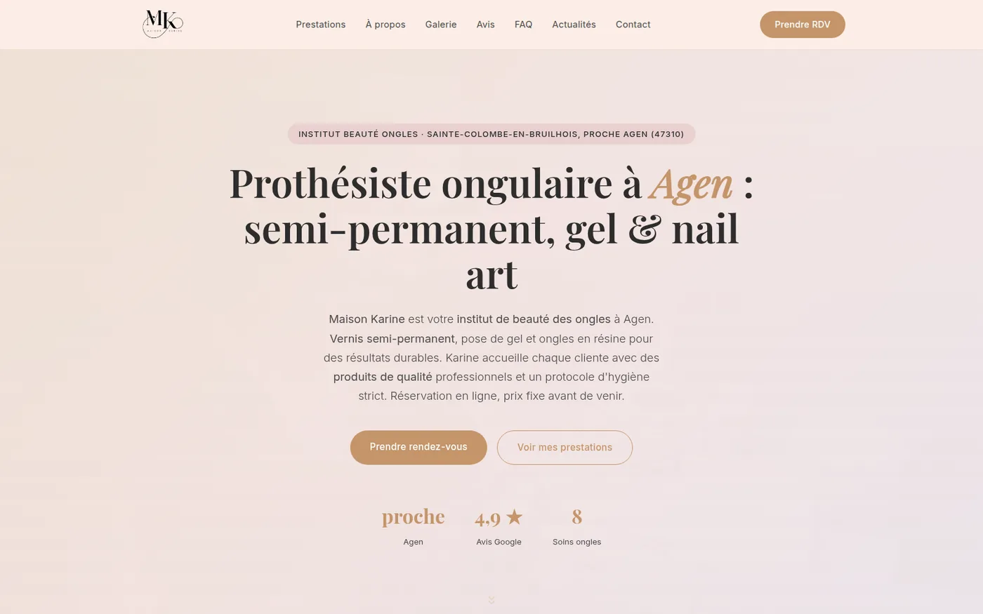 Site Maison Karine