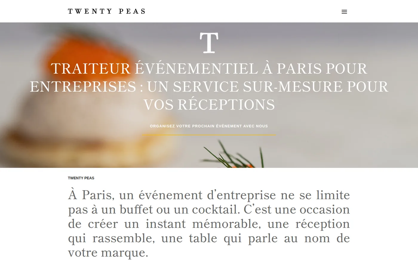 Site Twenty Peas
